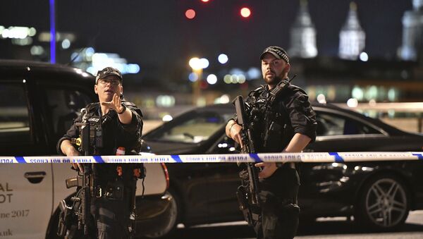 Lugar del atentado en Londres - Sputnik Mundo