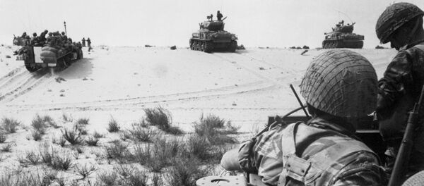 Soldados de Israel durante la Guerra de los Seis Días (archivo) - Sputnik Mundo