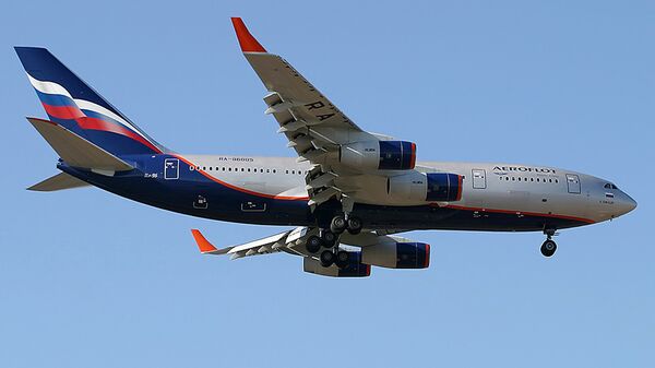 An Ilyushin Il-96 Camber jetliner - Sputnik Mundo