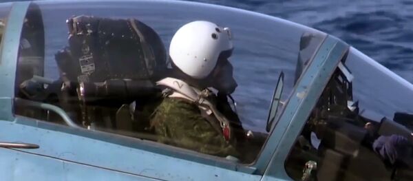 Un piloto militar ruso en Siria - Sputnik Mundo