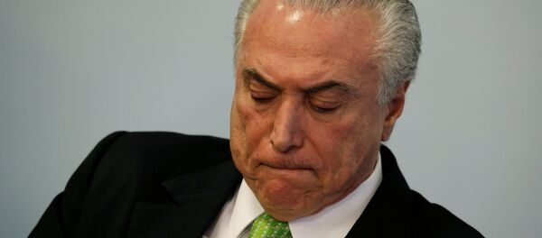 Michel Temer, presidente de Brasil Michel Temer, presidente de Brasil - Sputnik Mundo