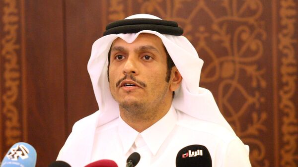 Mohammed bin Abdulrahman al Thani, ministro de Exteriores catarí - Sputnik Mundo