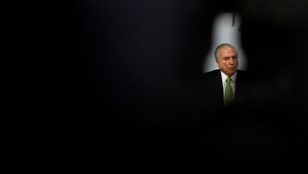 Michel Temer, presidente de Brasil - Sputnik Mundo