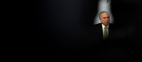 Michel Temer, presidente de Brasil - Sputnik Mundo