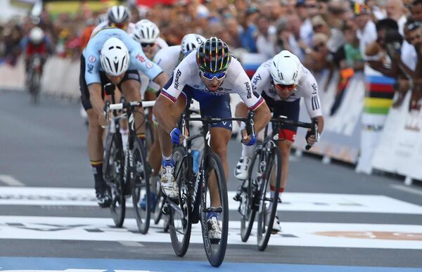 Un campeonato de ciclismo (archivo) - Sputnik Mundo