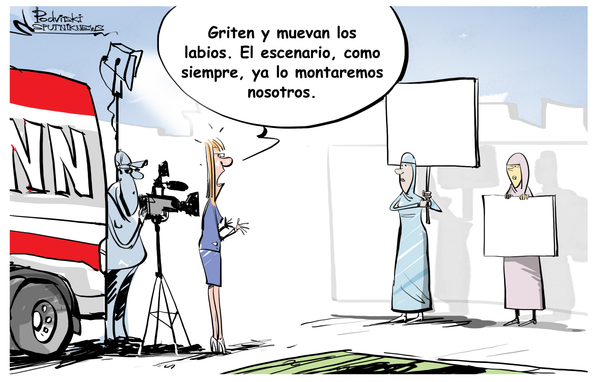 Luces, cámara, acción: CNN fabrica la noticia... - Sputnik Mundo