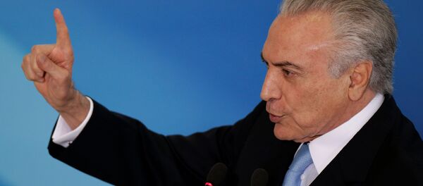 Michel Temer, presidente de Brasil - Sputnik Mundo