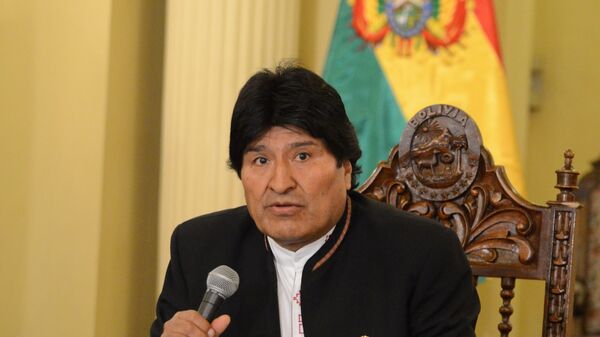 Evo Morales, presidente de Bolivia - Sputnik Mundo