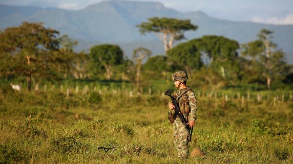 Un militar colombiano - Sputnik Mundo