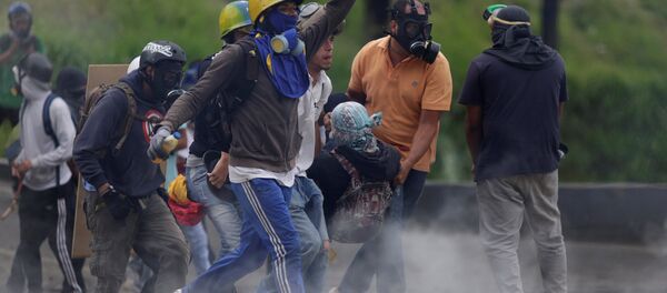 Protestas en Venezuela - Sputnik Mundo