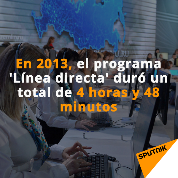 La edición más larga del 'Línea directa' fue la del año 2013 - Sputnik Mundo