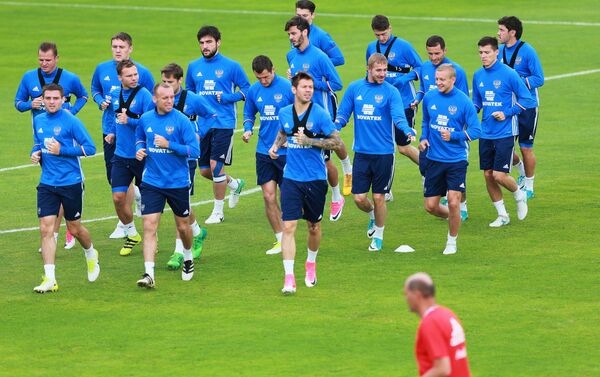 Entrenamiento de la selección de Rusia - Sputnik Mundo