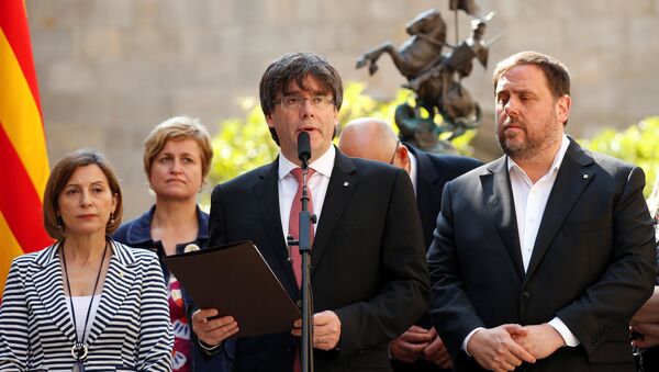 Carles Puigdemont, presidente de Cataluña - Sputnik Mundo