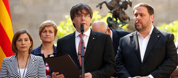 Carles Puigdemont, presidente de Cataluña - Sputnik Mundo