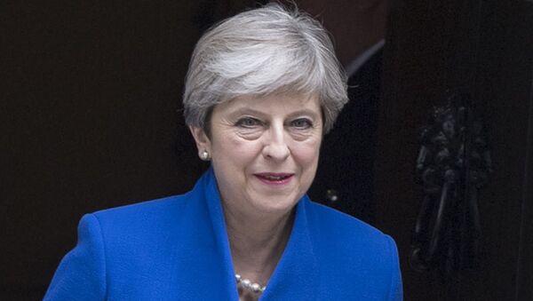 Theresa May, primera ministra británica (archivo) - Sputnik Mundo