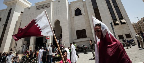 La bandera de Catar - Sputnik Mundo