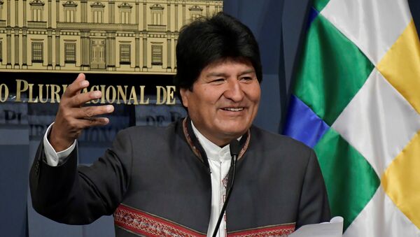 Evo Morales, presidente de Bolivia (archivo) - Sputnik Mundo