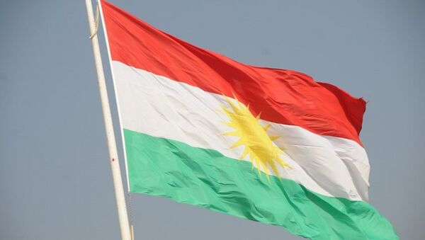 Bandera de Kurdistán iraquí - Sputnik Mundo