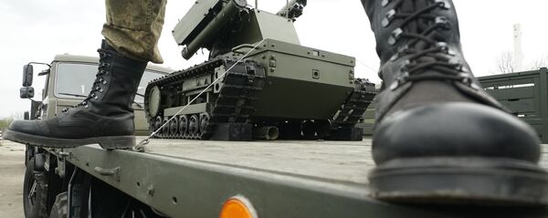Un militar ruso en la región de Kaliningrado Un militar ruso en la región de Kaliningrado - Sputnik Mundo