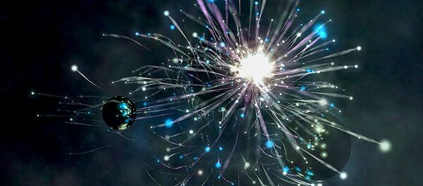 Una explosión cósmica (ilustración) - Sputnik Mundo