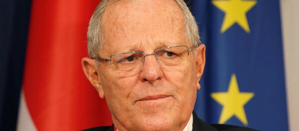 El presidente de Perú, Pedro Pablo Kuczynski El presidente de Perú, Pedro Pablo Kuczynski - Sputnik Mundo