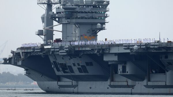 El portaviones estadounidense USS Nimitz - Sputnik Mundo