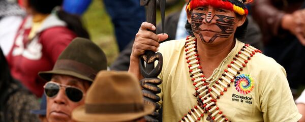 Indígenas de Ecuador Indígenas de Ecuador - Sputnik Mundo