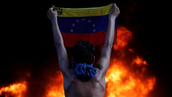 Protestas en Venezuela (archivo) - Sputnik Mundo