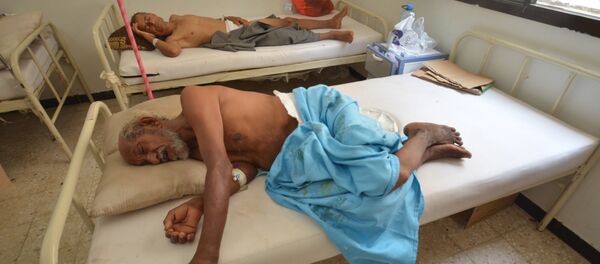 Enfermos de cólera en Yemén (archivo) - Sputnik Mundo