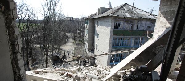 Situación en Donbás (archivo) - Sputnik Mundo