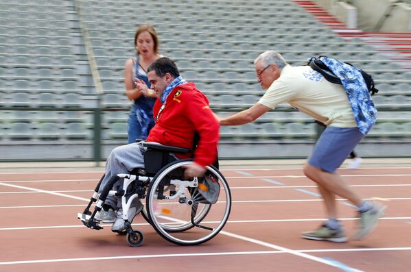 ¡Aún nos queda pólvora! Los atletas de la Olimpiada para mayores compiten en Bruselas - Sputnik Mundo