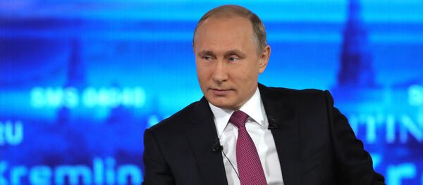 La 15ª 'Línea directa' con Vladímir Putin La 15ª 'Línea directa' con Vladímir Putin - Sputnik Mundo