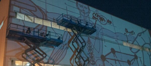 El proceso de la creación del mural más grande del mundo El proceso de la creación del mural más grande del mundo - Sputnik Mundo