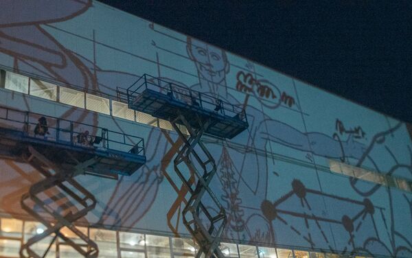 El proceso de la creación del mural más grande del mundo - Sputnik Mundo