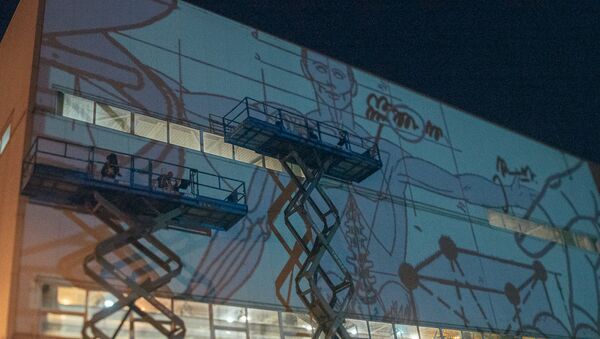 El proceso de la creación del mural más grande del mundo - Sputnik Mundo