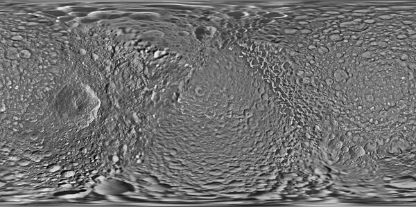 El mapa de Mimas, registrado por la sonda Cassini - Sputnik Mundo