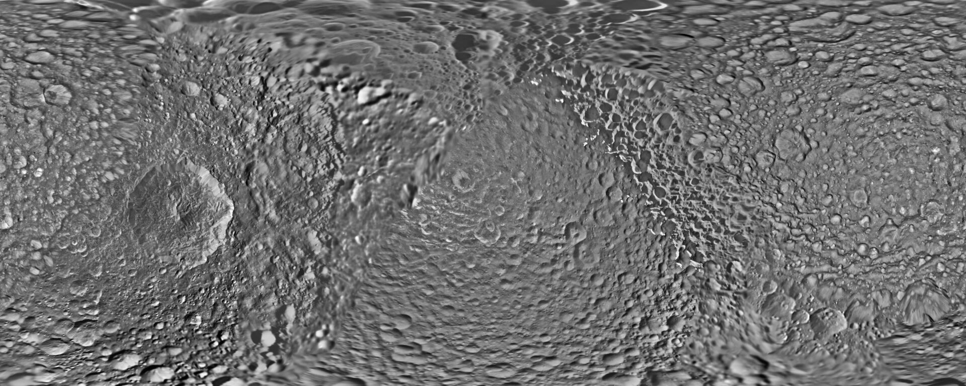 El mapa de Mimas, registrado por la sonda Cassini - Sputnik Mundo, 1920, 22.01.2022