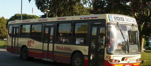 Ómnibus en Buenos Aires (archivo) Ómnibus en Buenos Aires (archivo) - Sputnik Mundo