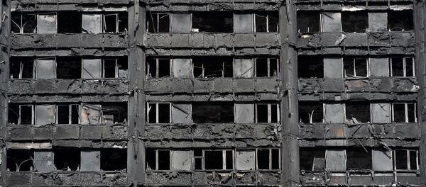 Grenfell Tower, en Londres, después del incendio - Sputnik Mundo
