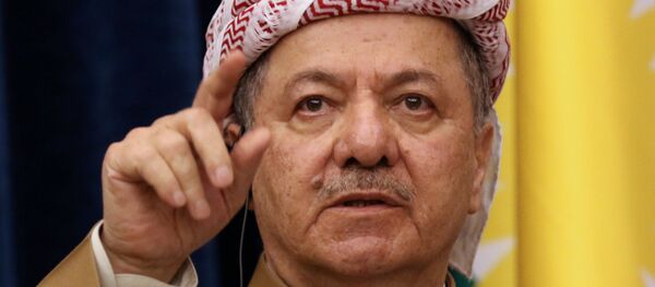 Masud Barzani, presidente del Kurdistán iraquí (archivo) - Sputnik Mundo