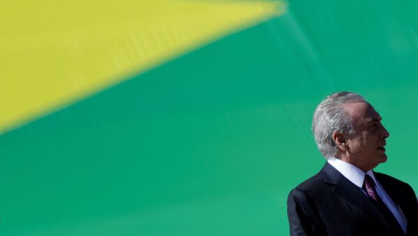 Michel Temer, presidente de Brasil - Sputnik Mundo