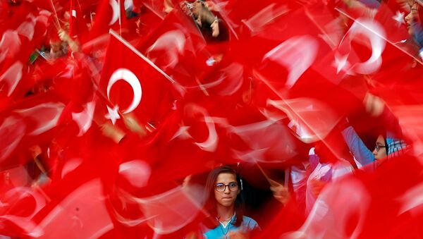 Las banderas de Turquía (archivo) - Sputnik Mundo