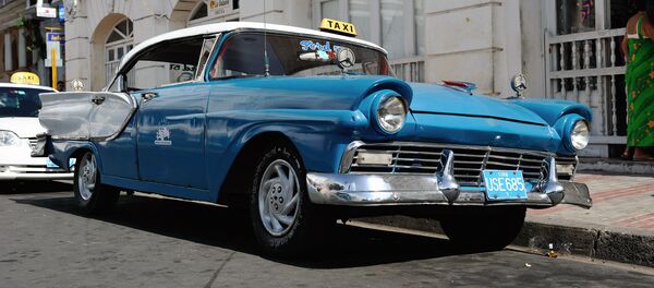Taxi en Cuba (Archivo) - Sputnik Mundo