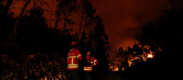 Un incendio forestal cerca de Pedrógao Grande, en Portugal Un incendio forestal cerca de Pedrógao Grande, en Portugal - Sputnik Mundo