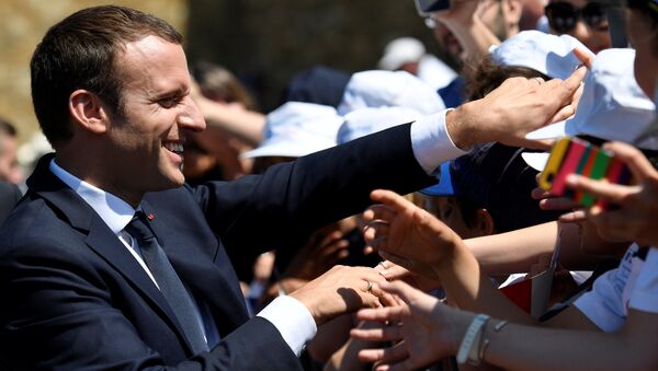 Emmanuel Macron, presidente de Francia - Sputnik Mundo