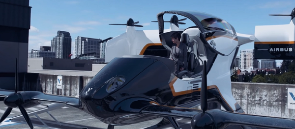 Airbus muestra lo fácil que será volar en taxi con una aplicación - Sputnik Mundo