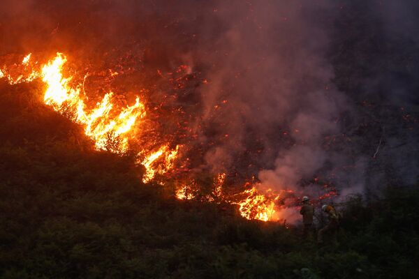 Portugal en llamas: duelo nacional por las víctimas de los incendios forestales - Sputnik Mundo