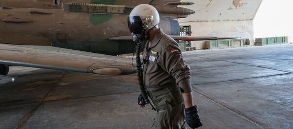 Un Su-22 sirio Un Su-22 sirio - Sputnik Mundo