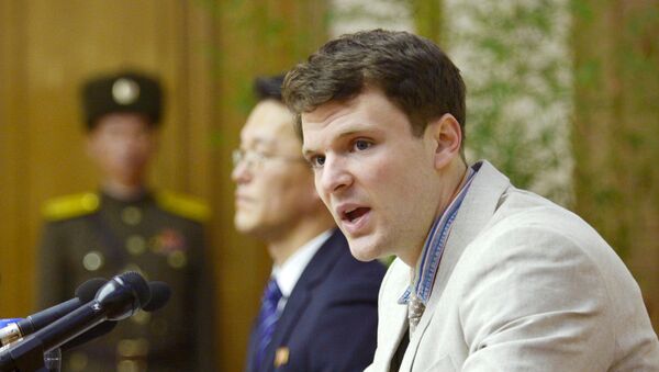 Otto Warmbier, estudiante estadounidense (archivo) - Sputnik Mundo