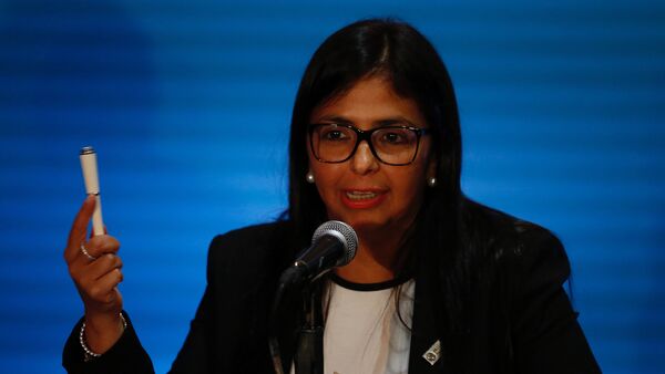 Delcy Rodríguez, ministra de Exteriores de Venezuela - Sputnik Mundo